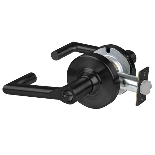 Schlage ND40S BRK 622 Grade 1 Bath/Bedroom Privacy Lock Boardwalk Lever Non-Keyed Matte Black Finish Non-Handed ND40S BRK 622