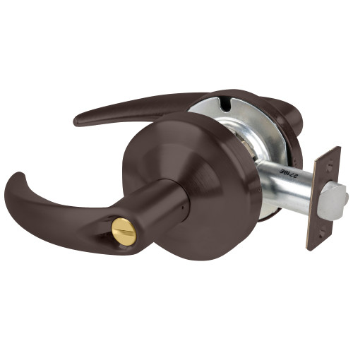 Schlage ND40S OME 613 Grade 1 Bath/Bedroom Privacy Lock Omega Lever Non-Keyed Oil Rubbed Bronze Finish Non-Handed