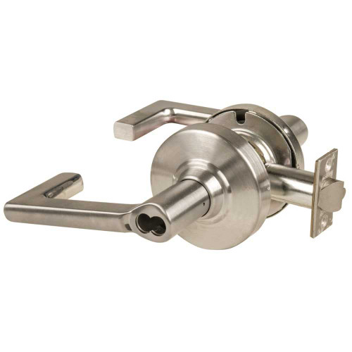 Schlage ND50BD LON 619 Grade 1 Entrance/Office Lock Longitude Lever SFIC Prep Less Core Satin Nickel Finish Non-Handed ND50BD LON 619