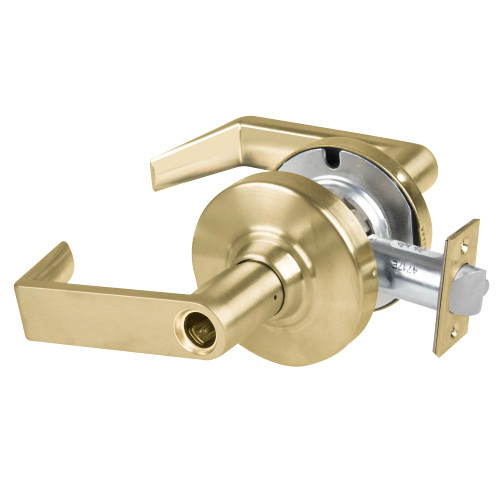 Schlage ND50LD RHO 606 Grade 1 Entrance/Office Lock Rhodes Lever Less Cylinder Satin Brass Finish Non-Handed