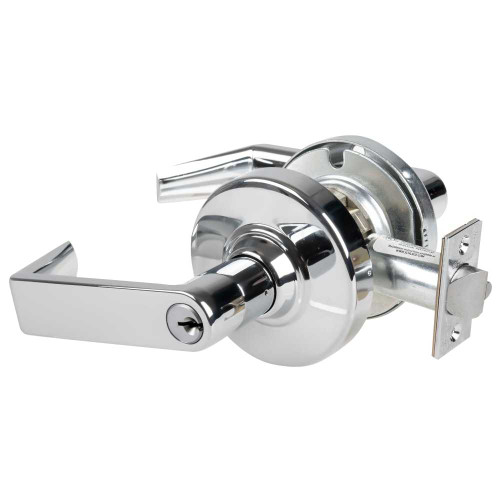 Schlage ND50PD RHO 625 Grade 1 Entrance/Office Lock Rhodes Lever Standard Cylinder Bright Chrome Finish Non-Handed ND50PD RHO 625