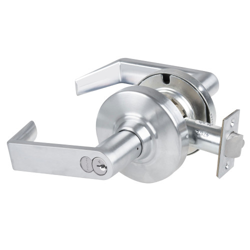 Schlage ND50RD RHO 626 Grade 1 Entrance/Office Lock Rhodes Lever Schlage FSIC Prep with Core Satin Chrome Finish Non-Handed