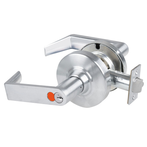Schlage ND50TD RHO 626 Grade 1 Entrance/Office Lock Rhodes Lever Schlage FSIC Prep with Construction Core Satin Chrome Finish Non-Handed