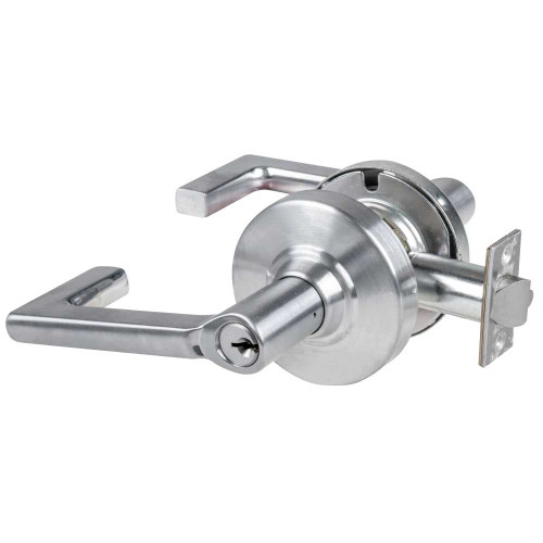 Schlage ND53PD LON 626 Grade 1 Entrance Lock Longitude Lever Standard Cylinder Satin Chrome Finish Non-Handed ND53PD LON 626