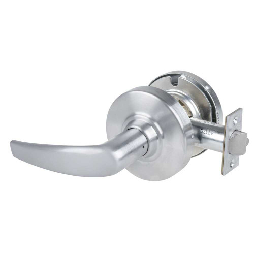 Schlage ND25D ATH 626 Grade 1 Exit Lock Athens Lever Non-Keyed Satin Chrome Finish Non-Handed ND25D ATH 626