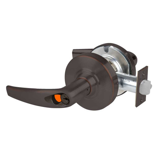 Schlage ND73TD ATH 643E Grade 1 Corridor Lock Athens Lever Schlage FSIC Prep with Construction Core Aged Bronze Finish Non-Handed ND73TD ATH 643E