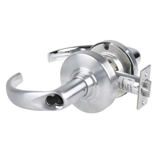 Schlage ND94BD SPA 626 Grade 1 Classroom Lock Sparta Lever SFIC Prep Less Core Satin Chrome Finish Non-Handed ND94BD SPA 626