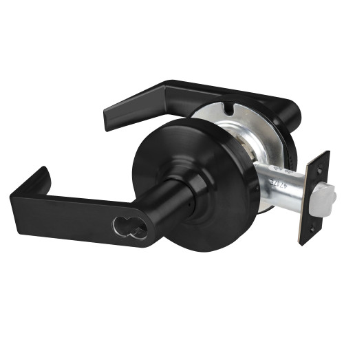 Schlage ND80BD RHO 622 RX Grade 1 Storeroom Lock Rhodes Lever SFIC Prep Less Core Request to Exit Switch Matte Black Finish Non-Handed