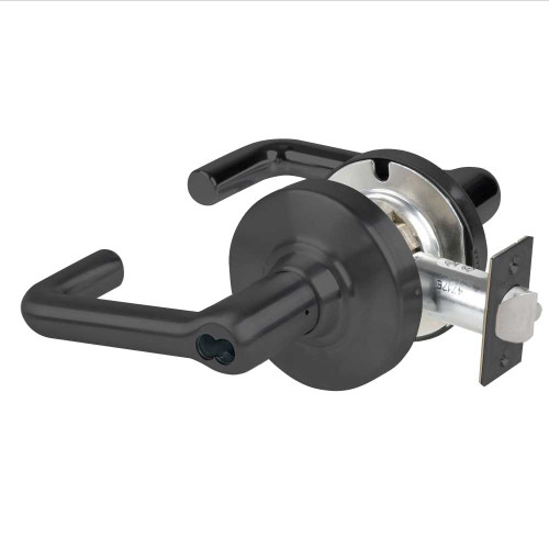 Schlage ND80BD TLR 622 Grade 1 Storeroom Lock Tubular Lever SFIC Prep Less Core Matte Black Finish Non-Handed ND80BD TLR 622