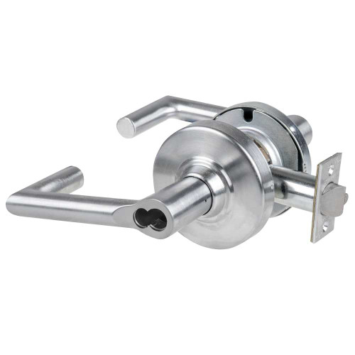 Schlage ND80JD BRK 626 Grade 1 Storeroom Lock Boardwalk Lever Schlage FSIC Prep Less Core Satin Chrome Finish Non-Handed ND80JD BRK 626