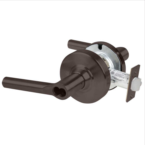 Schlage ND80JDEU BRW 613 Grade 1 Electrified Cylindrical Lock Storeroom Function 12-24 VDC Fail Secure 2-3/4 Backset Broadway Lever Less Full Size Interchangeable Core Oil Rubbed Bronze Finish ND80JDEU BRW 613