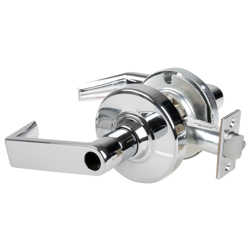 Schlage ND80LDEU RHO 625 Grade 1 Electrified Cylindrical Lock Storeroom Function 12-24V DC Fail Secure 2-3/4 Backset Rhodes Lever Less Cylinder Bright Chrome