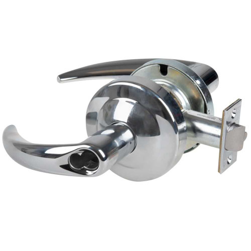 Schlage ND82BD OME 625 Grade 1 Institutional Lock Omega Lever SFIC Prep Less Core Bright Chrome Finish Non-Handed ND82BD OME 625