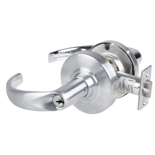 Schlage ND91PD SPA 626 Grade 1 Entrance/Office Lock Sparta Lever Standard Cylinder Satin Chrome Finish Non-Handed