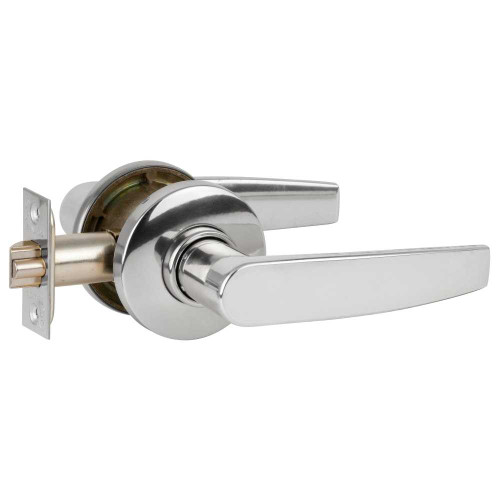 Schlage S10D JUP 625 Grade 2 Tubular Lock Passage/Closet Latch Function Non-Keyed Jupiter Lever Bright Chrome Finish Non-Handed S10D JUP 625