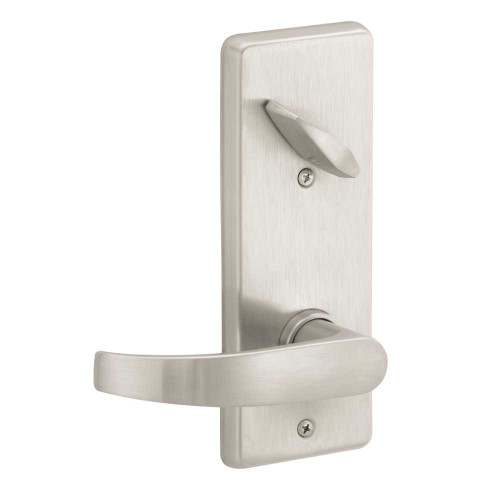 Schlage S210JD NEP 619 Grade 2 Interconnected Entrance Lock Single Locking Neptune Adjustable 2-3/8 or 2-3/4 Backset FSIC Prep Less Core Satin Nickel S210JD NEP 619