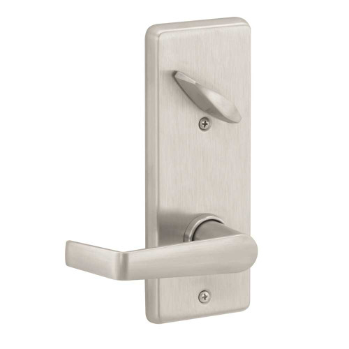 Schlage S210JD SAT 619 Grade 2 Interconnected Entrance Lock Single Locking Saturn Adjustable 2-3/8 or 2-3/4 Backset FSIC Prep Less Core Satin Nickel S210JD SAT 619