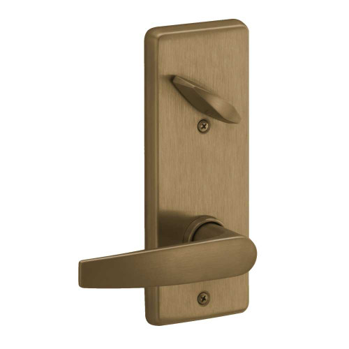 Schlage S210PD JUP 609 Grade 2 Interconnected Entrance Lock Single Locking Jupiter Adjustable 2-3/8 or 2-3/4 Backset Antique Brass S210PD JUP 609