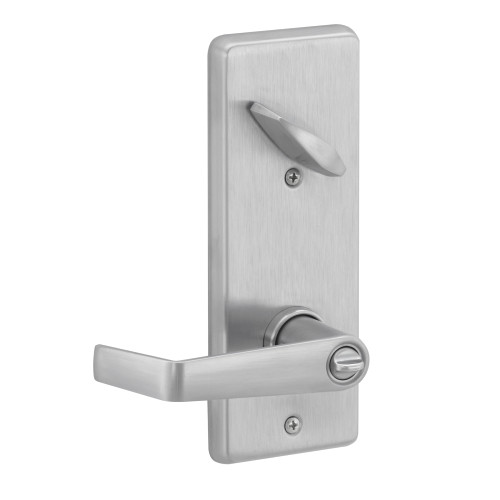 Schlage S251LD SAT 626 Grade 2 Interconnected  Entrance Lock Double Locking Saturn Adjustable 2-3/8 or 2-3/4 Backset Less Cylinder Satin Chrome