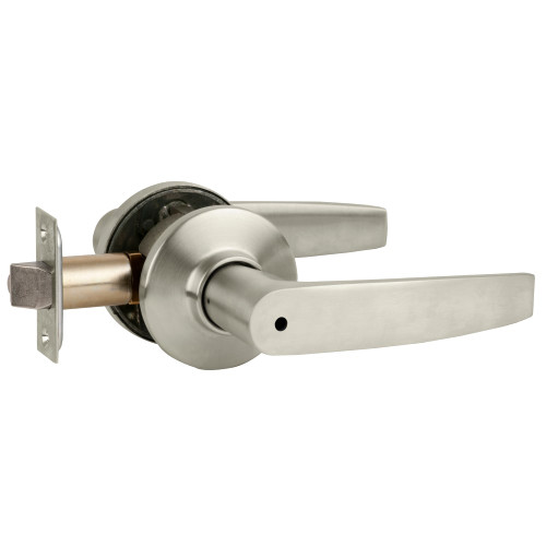 Schlage S40D JUP 619 Grade 2 Tubular Lock Privacy Function Non-Keyed Jupiter Lever Satin Nickel Finish Non-Handed