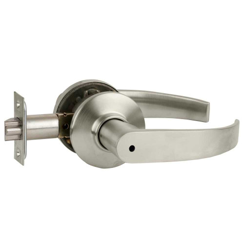 Schlage S40D NEP 619 Grade 2 Tubular Lock Privacy Function Non-Keyed Neptune Lever Satin Nickel Finish Non-Handed S40D NEP 619