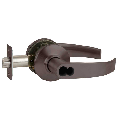 Schlage S51JD NEP 613 Grade 2 Tubular Lock Entrance/Office Function Schlage FSIC Less Core Neptune Lever Oil-Rubbed Bronze Finish Non-Handed S51JD NEP 613