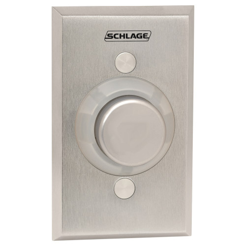 Schlage Electronics 621AL DA 1-1/4 Button Single Gang Aluminum Button Delayed Action 0-60 Seconds
