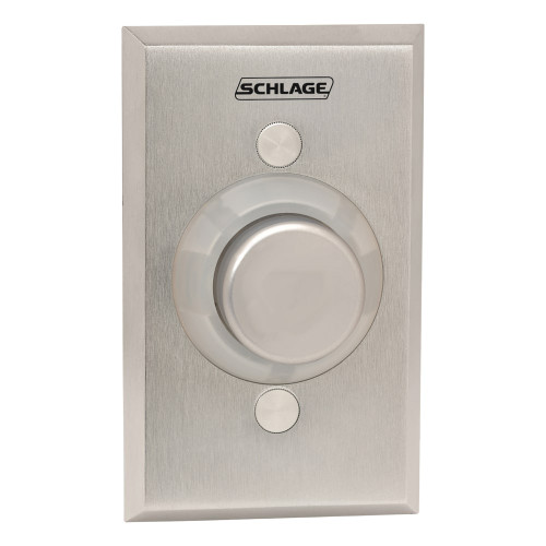 Schlage Electronics 631AL DA NS 1-1/4 Metal Button Single Gang Aluminum Button Delayed Action 0-60 Seconds Narrow Stile
