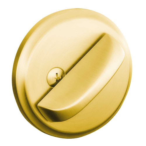 Schlage Residential B80 605 12-287 One-Sided Deadbolt Triple Option Latch Bright Brass Finish B80 605 12-287