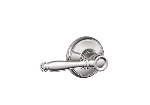 Schlage Residential F10 BIR 625 Grade 2 Passage Latch Birmingham Lever Bright Chrome Finish F10 BIR 625