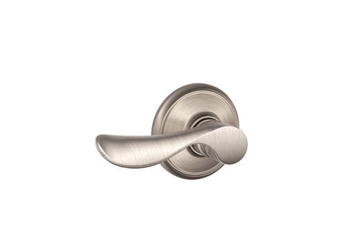 Schlage Residential F10 CHP 619 Grade 2 Passage Latch Champagne Lever Satin Nickel Finish F10 CHP 619
