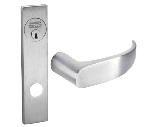 Sargent 60-8273-24V LE1P 10BL Grade 1 Electric Mortise Lock Electrical Fail Secure Function 12VDC/24VDC 2-3/4 In Backset P Lever LE1 Escutcheon Sargent LFIC Prep Less Core Field Reversible Oxidized Satin Bronze Relieved Clear Coated 60-8273-24V LE1P 10BL