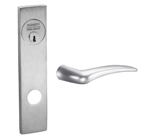 Sargent 70RX-8273-12V LE1A 10BL LH Double Cylinder Fail Secure 12V Electrified Mortise Lock LE1 Escutcheon A Lever Left Hand SFIC Prep Less Core RX Switch Dark Oxidized Bronze Clear Coated 70RX-8273-12V LE1A 10BL LH
