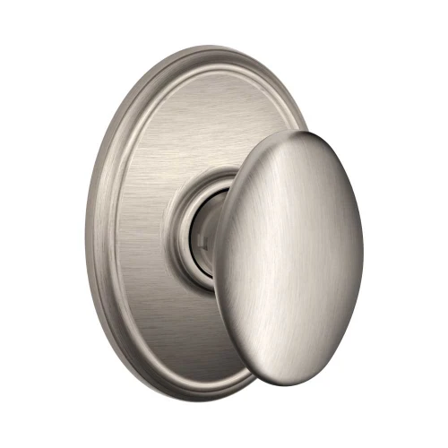 Schlage Residential F10 SIE 619 WKF Passage Latch Siena Knob Wakefield Rose Satin Nickel F10 SIE 619 WKF