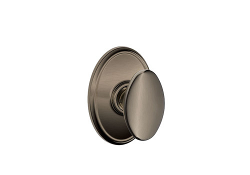 Schlage Residential F10 SIE 620 Passage Latch Siena Knob Antique Nickel F10 SIE 620