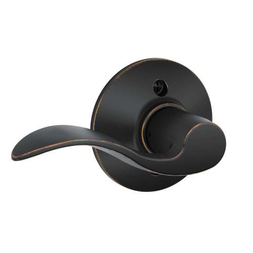 Schlage Residential F170 ACC 716 RH Grade 2 Single Dummy Accent Lever Antique Bronze Finish F170 ACC 716 RH