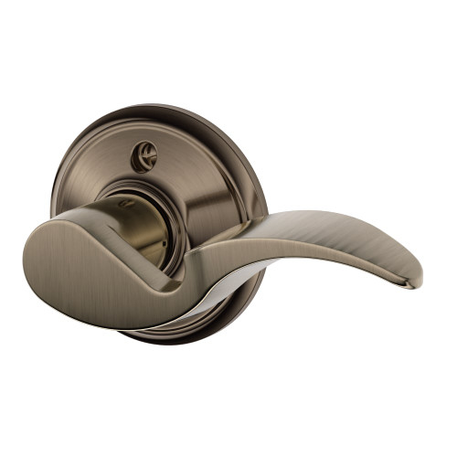 Schlage Residential F170 AVA 620 RH Grade 2 Single Dummy Avanti Lever Antique Nickel Finish