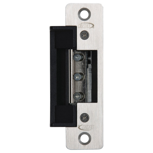 RCI 7114-05D 32D Electric Strike 4-7/8 Faceplate For 5/8 Projection Latches 12 VDC Fail Secure Satin Stainless Steel Finish