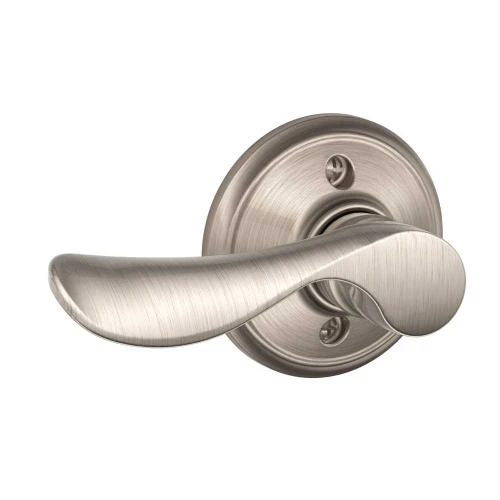 Schlage Residential F170 CHP 619 LH Grade 2 Single Dummy Champagne Lever Satin Nickel Finish F170 CHP 619 LH