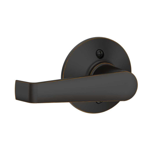 Schlage Residential F170 ELA 716 Grade 2 Single Dummy Elan Lever Antique Bronze Finish F170 ELA 716