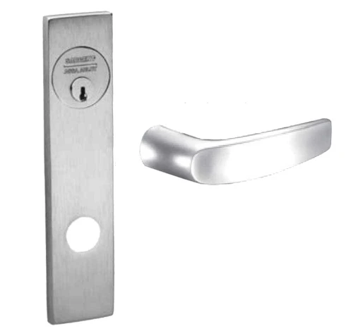 Sargent 8271-24V LE1B 10BL Fail Secure 24V Electrified Mortise Lock LE1 Escutcheon B Lever Dark Oxidized Bronze Clear Coated 8271-24V LE1B 10BL