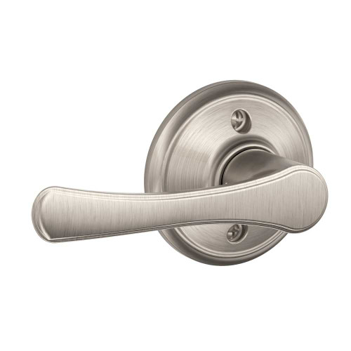 Schlage Residential F170 VLA 619 Grade 2 Single Dummy Avila Lever Satin Nickel Finish F170 VLA 619