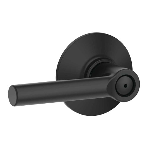 Schlage Residential F40 BRW 622 Grade 2 Privacy Lock Broadway Lever Black Finish F40 BRW 622