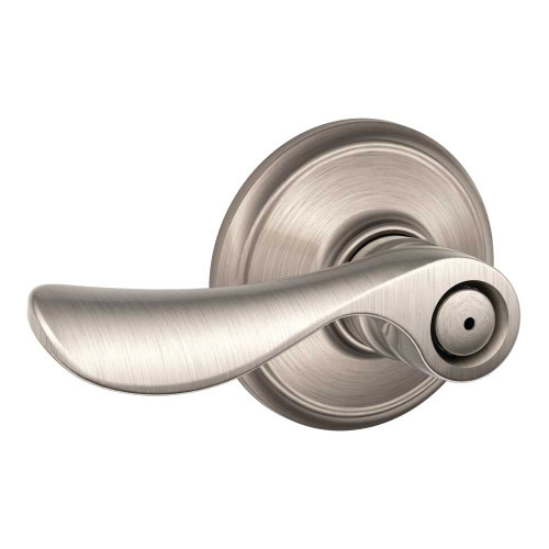 Schlage Residential F40 CHP 619 Grade 2 Privacy Lock Champagne Lever Satin Nickel Finish F40 CHP 619