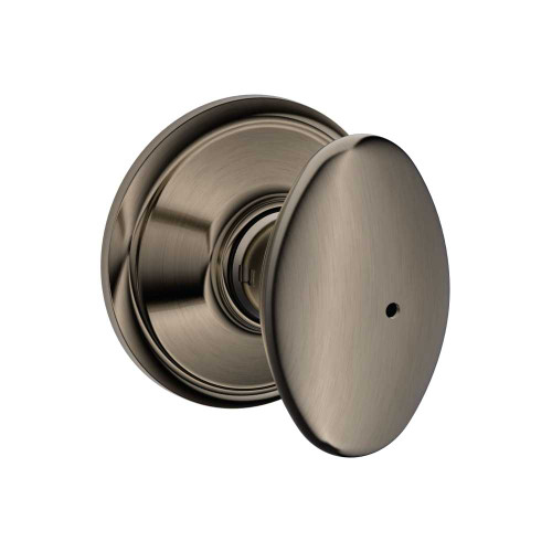 Schlage Residential F40 SIE 620 Privacy Lock Siena Knob Antique Nickel F40 SIE 620