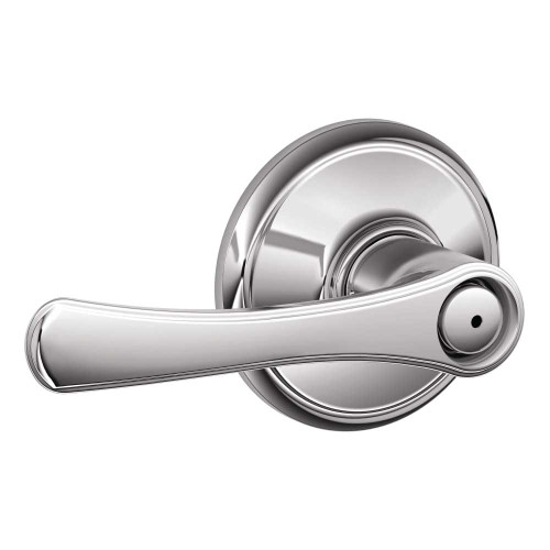 Schlage Residential F40 VLA 625 Grade 2 Privacy Lock Avila Lever Bright Chrome Finish F40 VLA 625