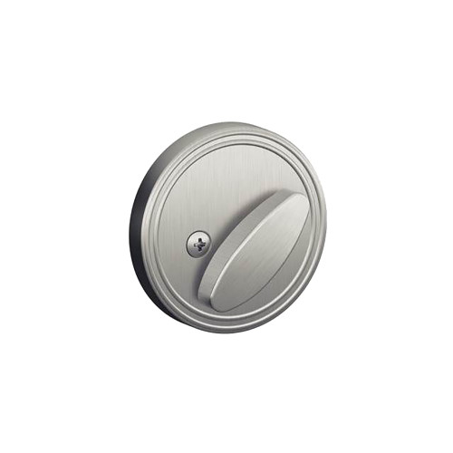Schlage Residential JD80 619 One Sided Deadbolt Satin Nickel JD80 619