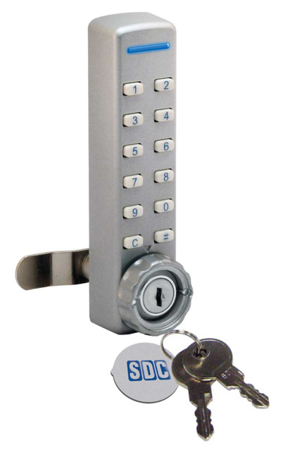 SDC 295 Programmable Cabinet Lock Battery Powered 2 x AAA Batteries Programmable Keypad 295