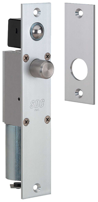SDC 1190AIUDB Heavy Duty Spacesaver Mortise Bolt Lock 24VDC Failsafe Bolt Position Sensor SPDT Door Position Sensor SPDT Satin Stainless Steel 1190AIUDB