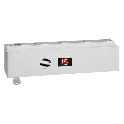 SDC 1511SNCKV ExitCheck Integrated Delayed Egress Maglock Single 1650 lbs Fixed 15 Second Delayed Release Built-In Key Control Dull Aluminum Finish